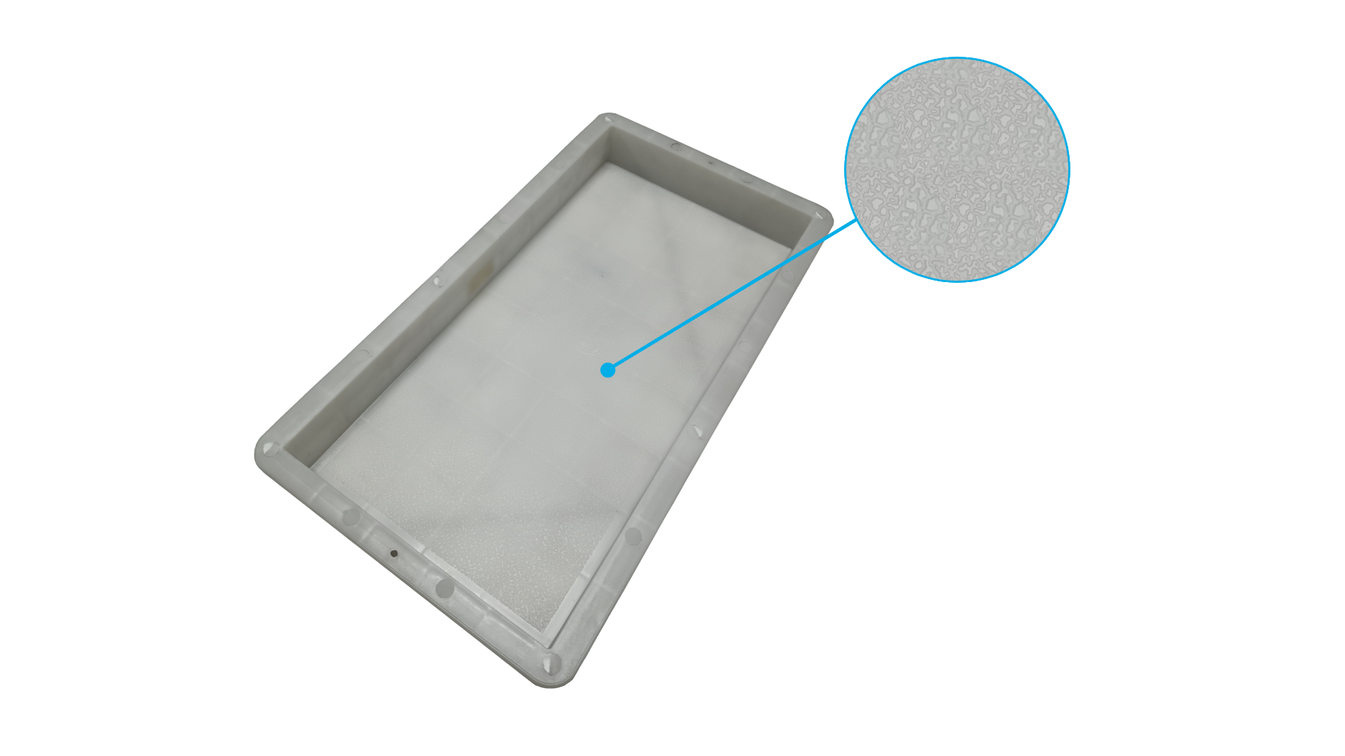 Fôrma Plástica p/ Piso Antiderrapante