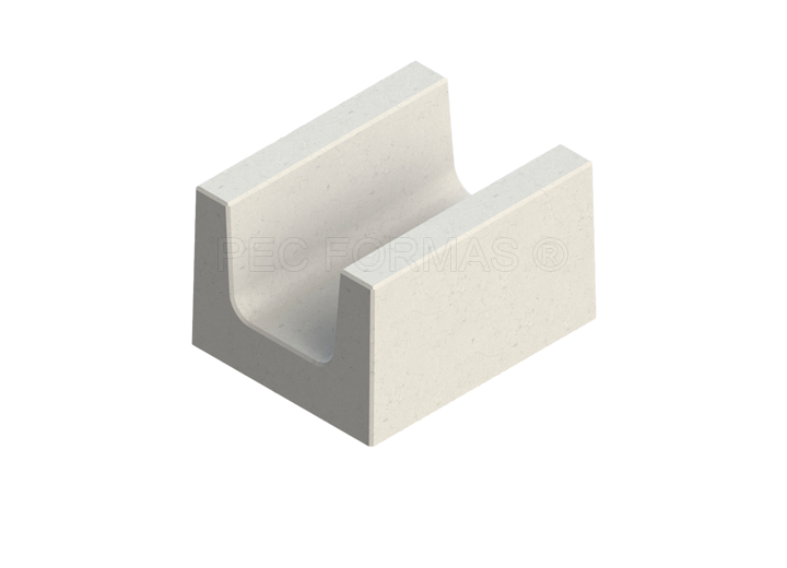 Forma Plástica Para Canaleta/Calha