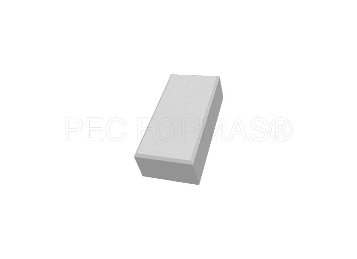 Fôrma Plástica para Paver Canto Chanfrado 4 Pçs