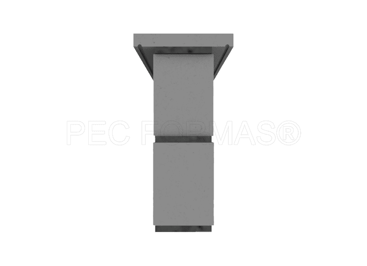 Fôrma Plástica para a Fabricação de Pingadeira Reta