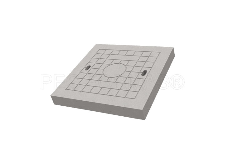 Fôrma Plástica para Tampa de Inspeção Quadrada