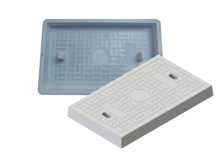Fôrma Plástica para Tampa de Inspeção Retangular